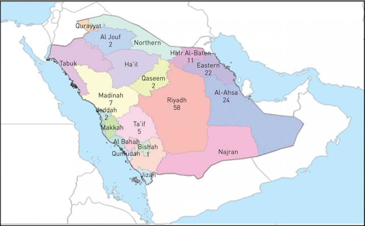 Kat jeyografik nan al ahsa Arabi Saoudit