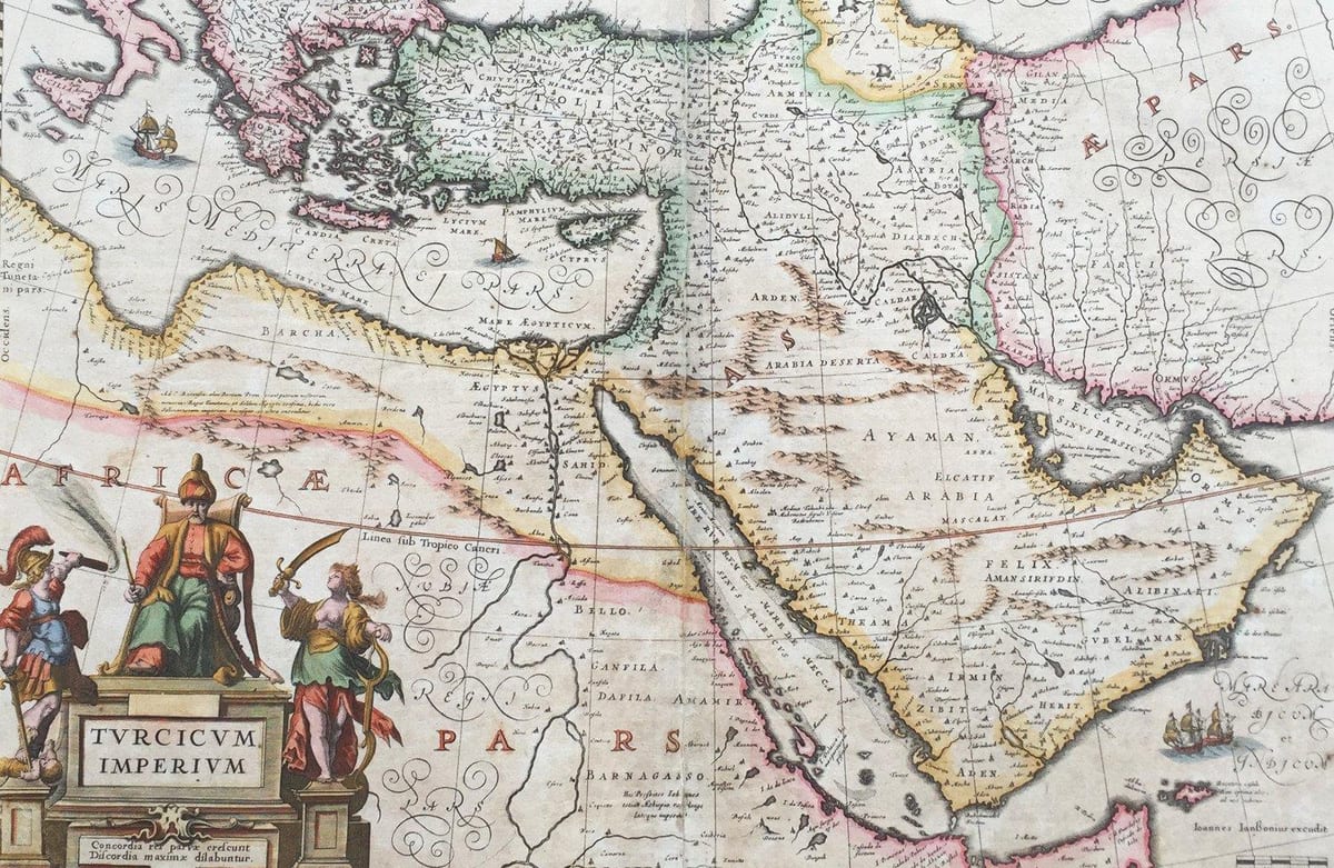 fin vye granmoun kat jeyografik nan Arabi Saoudit