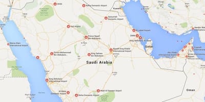 Arabi Saoudit èpòt kat jeyografik