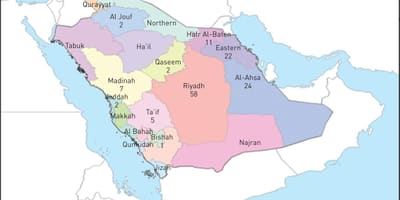 Kat jeyografik nan al ahsa Arabi Saoudit