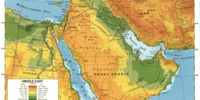 Kat jeyografik nan Arabi Saoudit dezè a