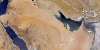 Kat jeyografik nan Arabi Saoudit satelit