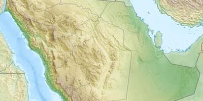 Kat jeyografik nan Arabi Saoudit mòn