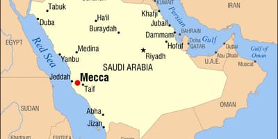 Kat jeyografik nan lamèk nan Arabi Saoudit