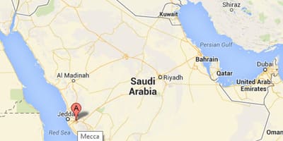 Kat jeyografik nan makkah Arabi Saoudit