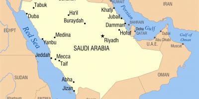 Riyadh KSA kat jeyografik